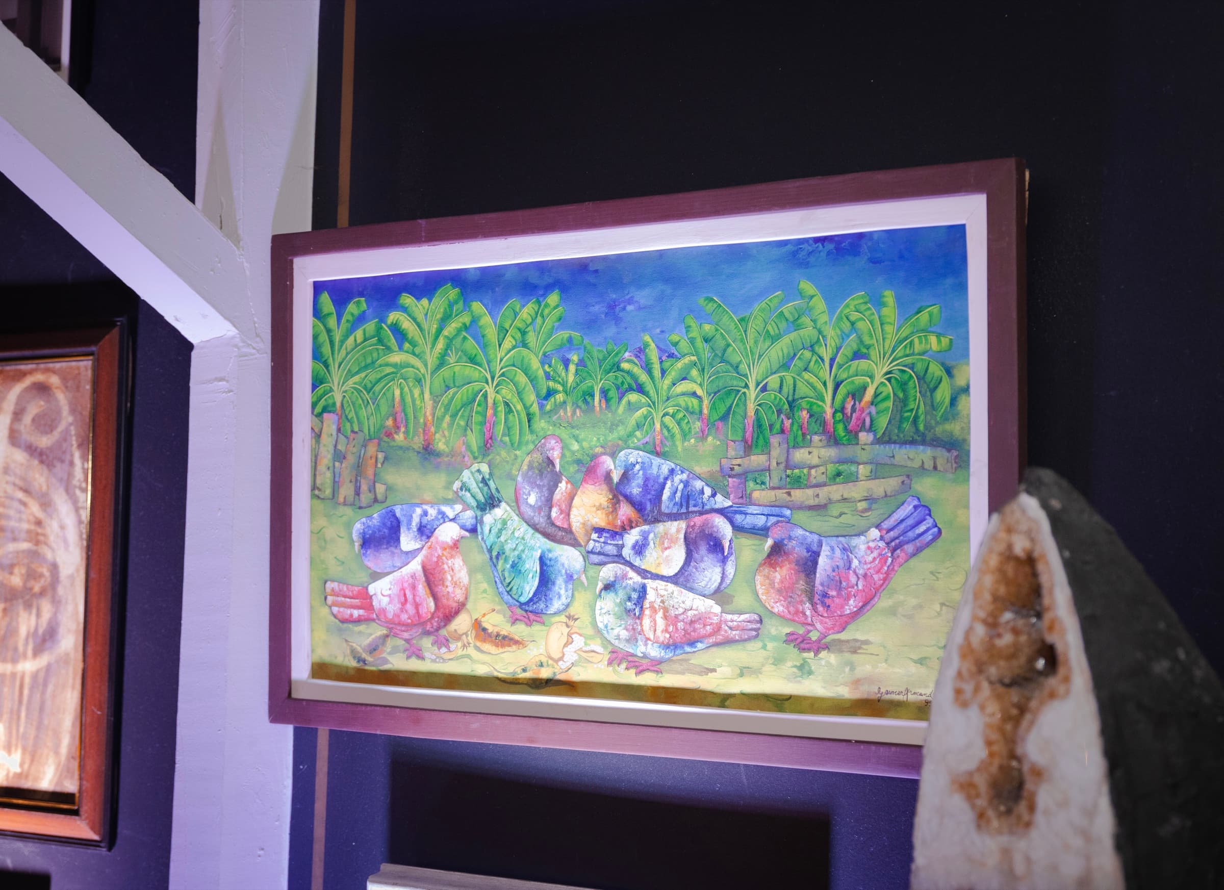 A 2025 event photograph from DC Haitian Art Soirée at Pierce School Lofts, Washington, DC.