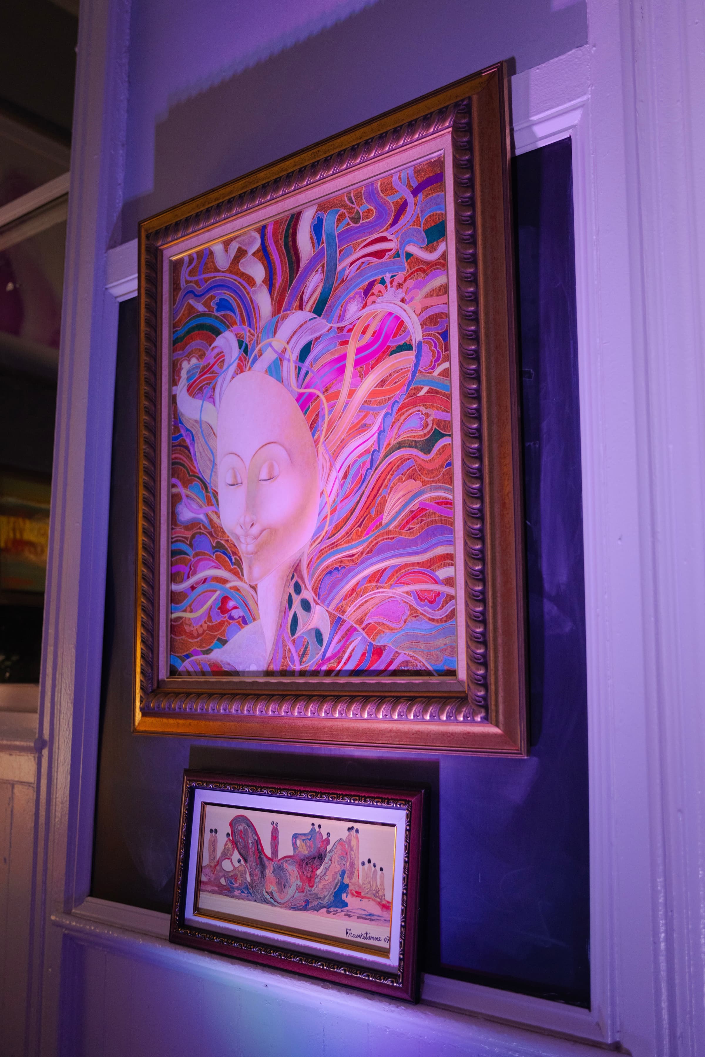 2025 gallery photograph from DC Haitian Art Soirée, held at Pierce School Lofts, Washington, DC.