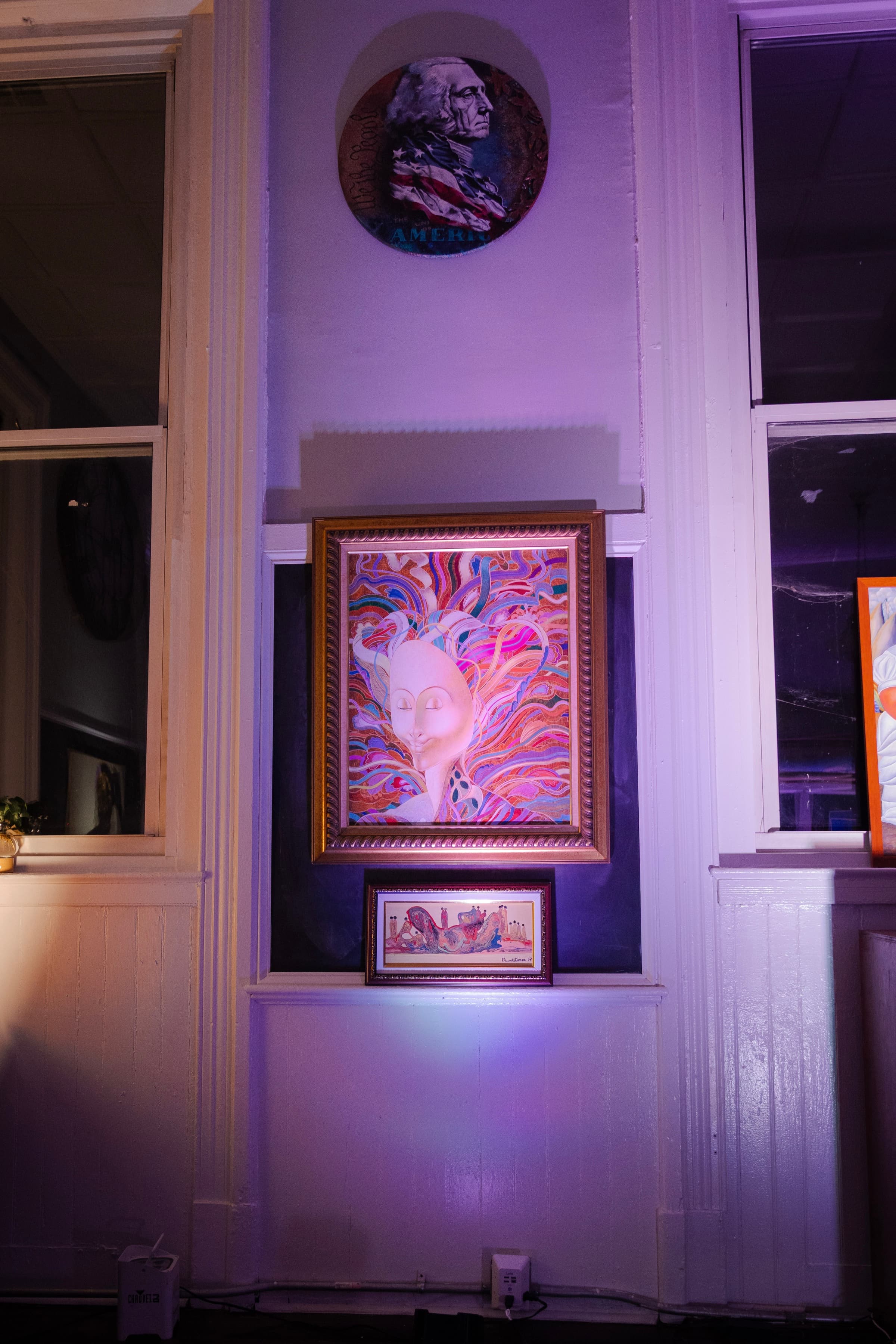 A 2025 event photograph from DC Haitian Art Soirée at Pierce School Lofts, Washington, DC.